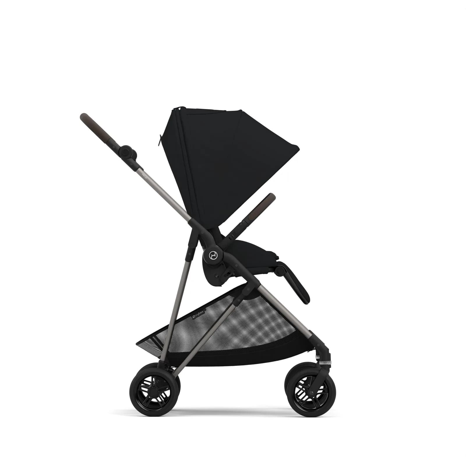 Коляска прогулочная Cybex Melio 522002647 Moon Black фото 2 Коляска прогулочная Cybex Melio 522002647 Moon Black фото 2