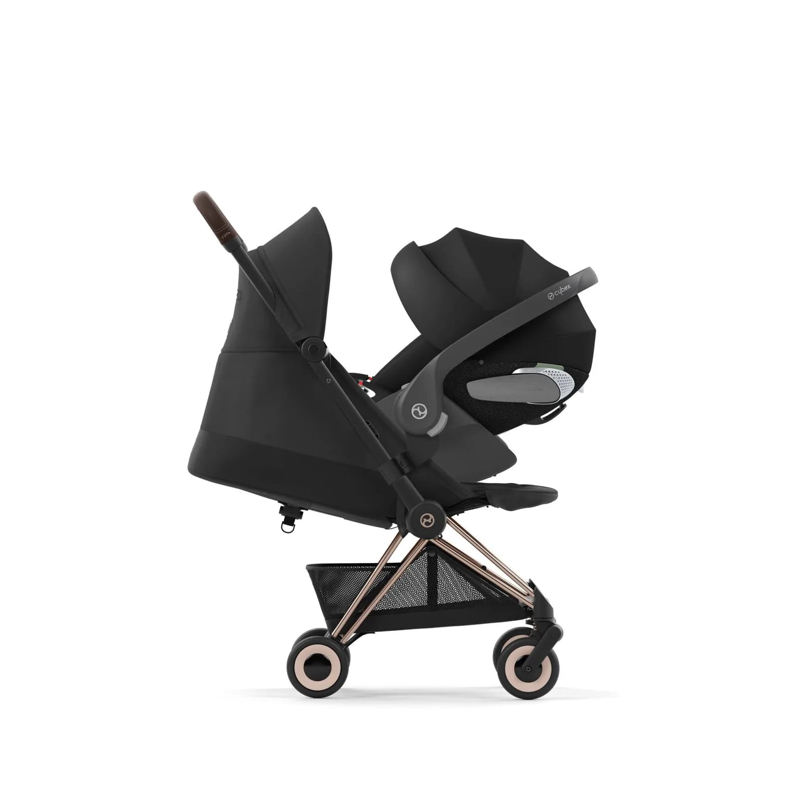 Коляска прогулянкова Cybex Coya 2023 522004245 Rosegold Sepia Black фото 5 Коляска прогулянкова Cybex Coya 2023 522004245 Rosegold Sepia Black фото 5