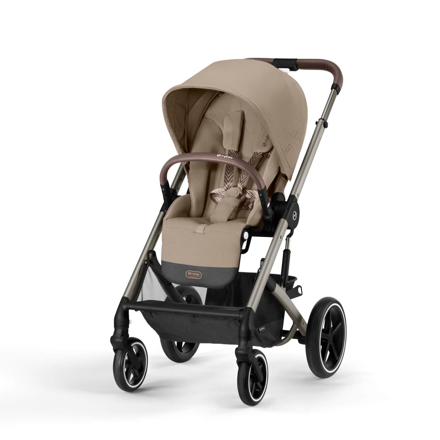 Коляска прогулочная Cybex Balios S Lux 2023 TPE Almond Beige 522005233 Коляска прогулочная Cybex Balios S Lux 2023 TPE Almond Beige 522005233