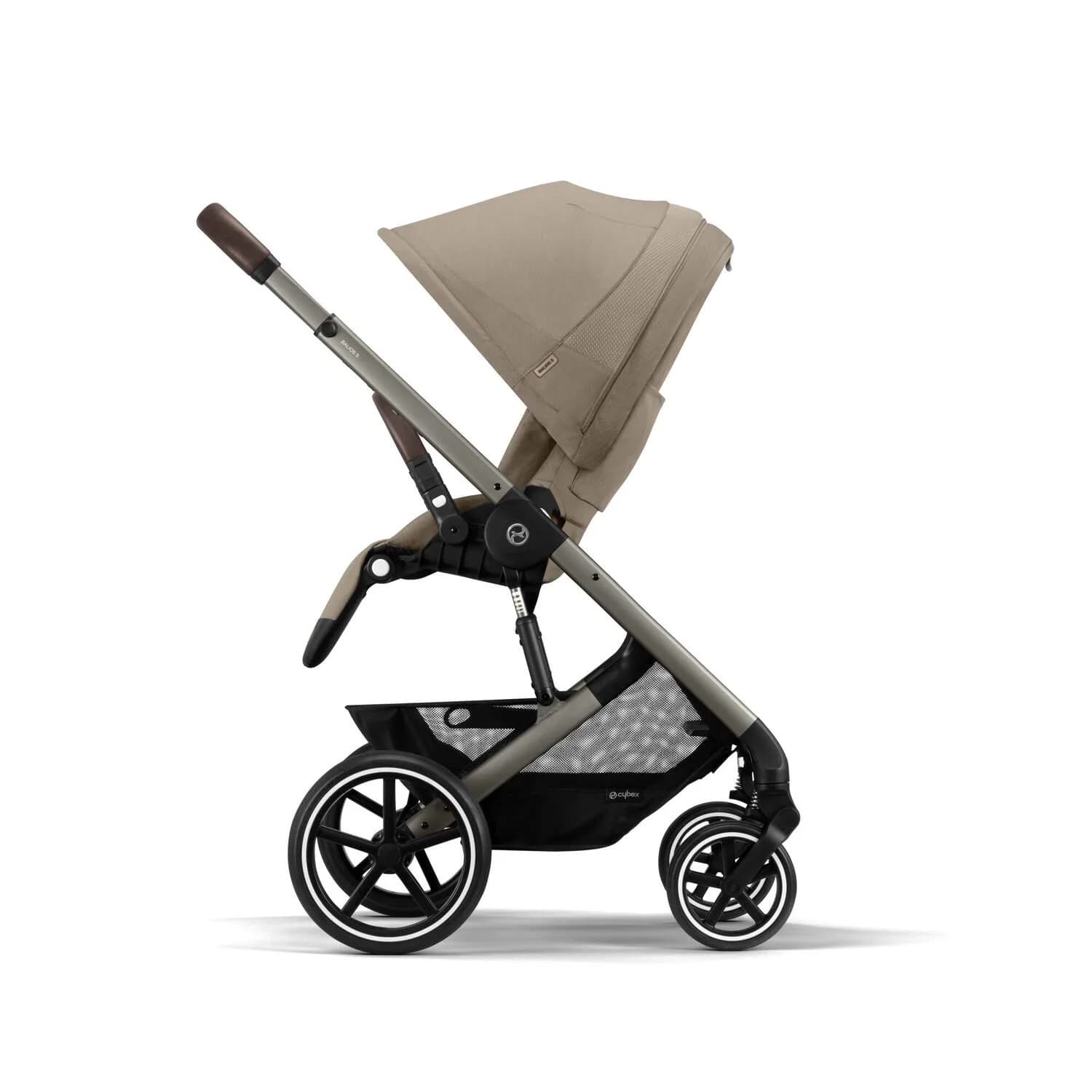 Коляска прогулочная Cybex Balios S Lux 2023 TPE Almond Beige 522005233 фото 4 Коляска прогулочная Cybex Balios S Lux 2023 TPE Almond Beige 522005233 фото 4