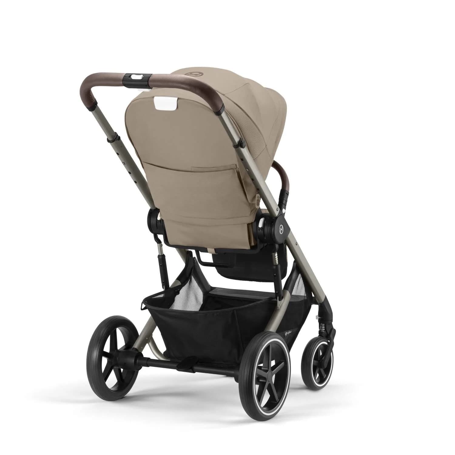 Коляска прогулочная Cybex Balios S Lux 2023 TPE Almond Beige 522005233 фото 3 Коляска прогулочная Cybex Balios S Lux 2023 TPE Almond Beige 522005233 фото 3