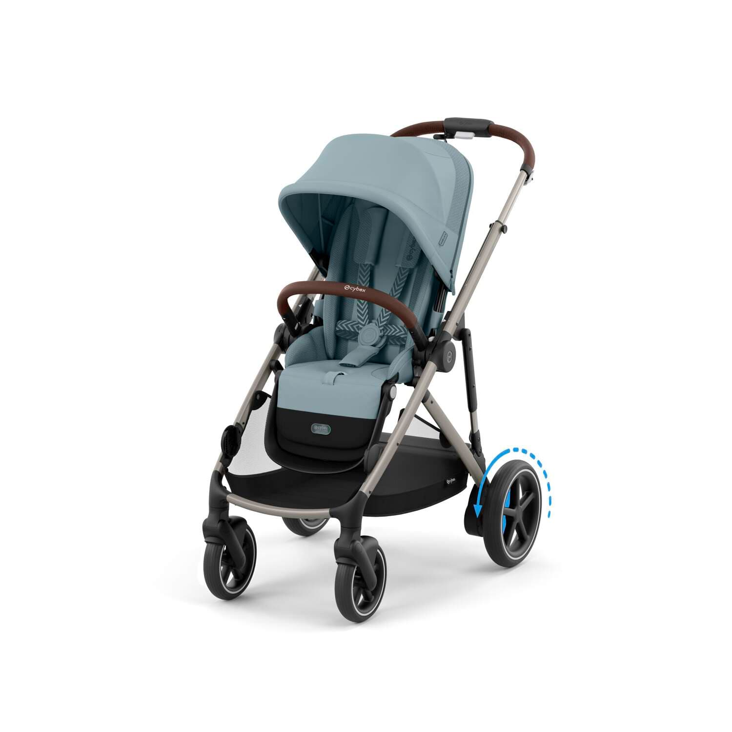 Коляска прогулянкова Cybex e-Gazelle S TPE 524000535 Stormy Blue Коляска прогулянкова Cybex e-Gazelle S TPE 524000535 Stormy Blue