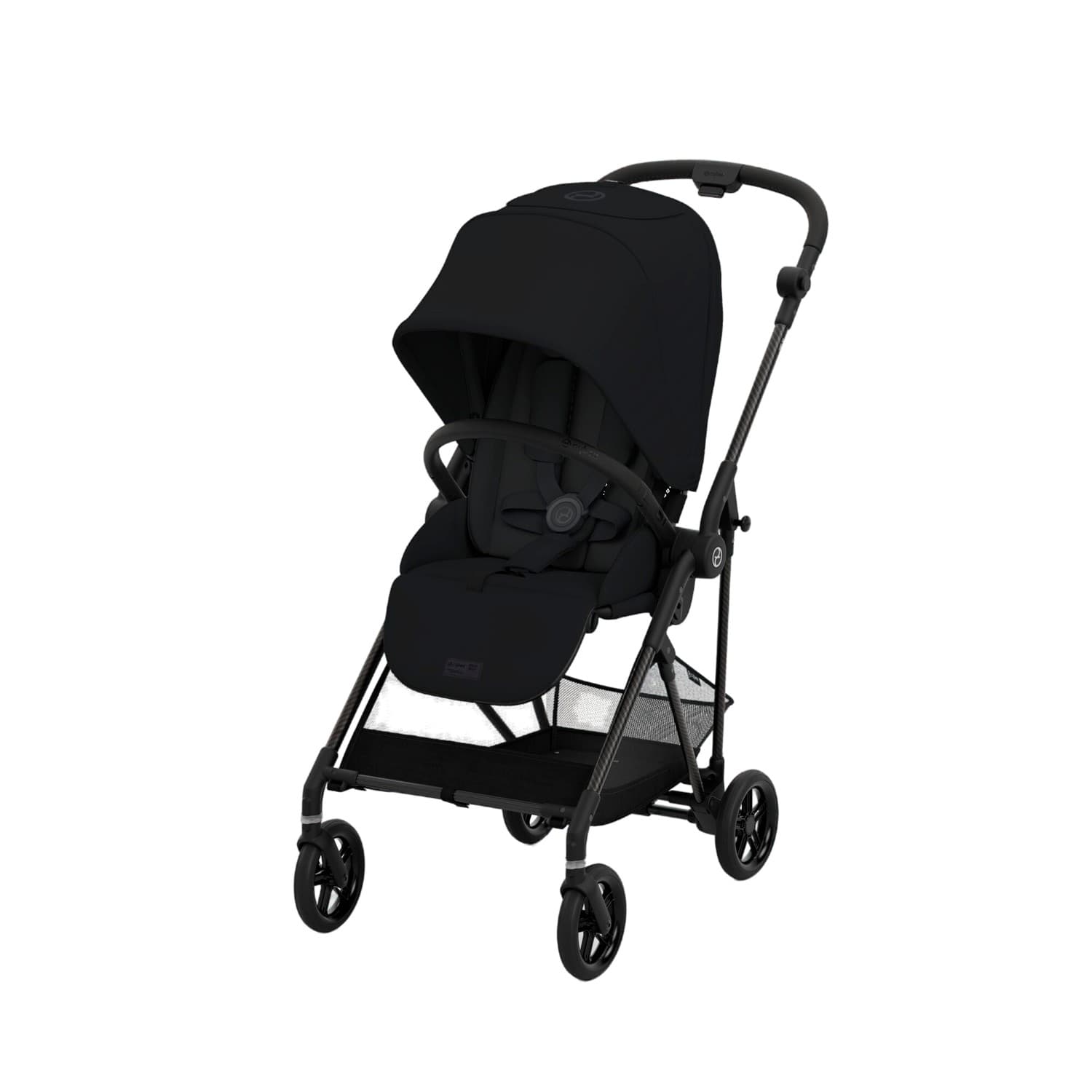 Коляска прогулочная Сybex Melio Carbon 2023 524000013 Magic Black