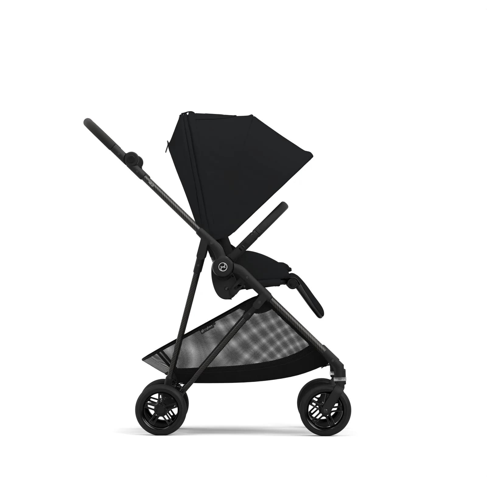 Коляска прогулочная Сybex Melio Carbon 2023 524000013 Magic Black фото 4 Коляска прогулочная Сybex Melio Carbon 2023 524000013 Magic Black фото 4