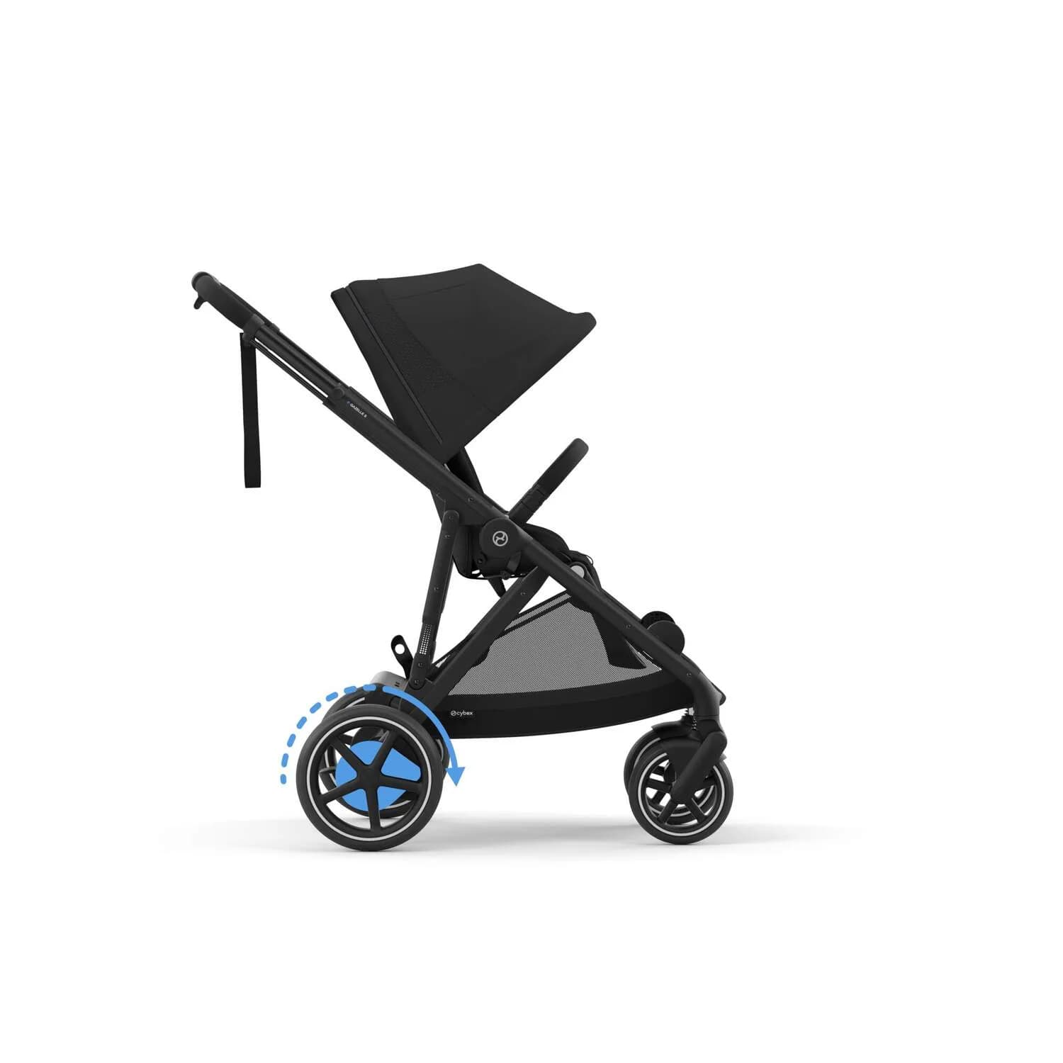 Коляска прогулочная Cybex eGazelle S BLK 524000517 Moon Black фото 2 Коляска прогулочная Cybex eGazelle S BLK 524000517 Moon Black фото 2