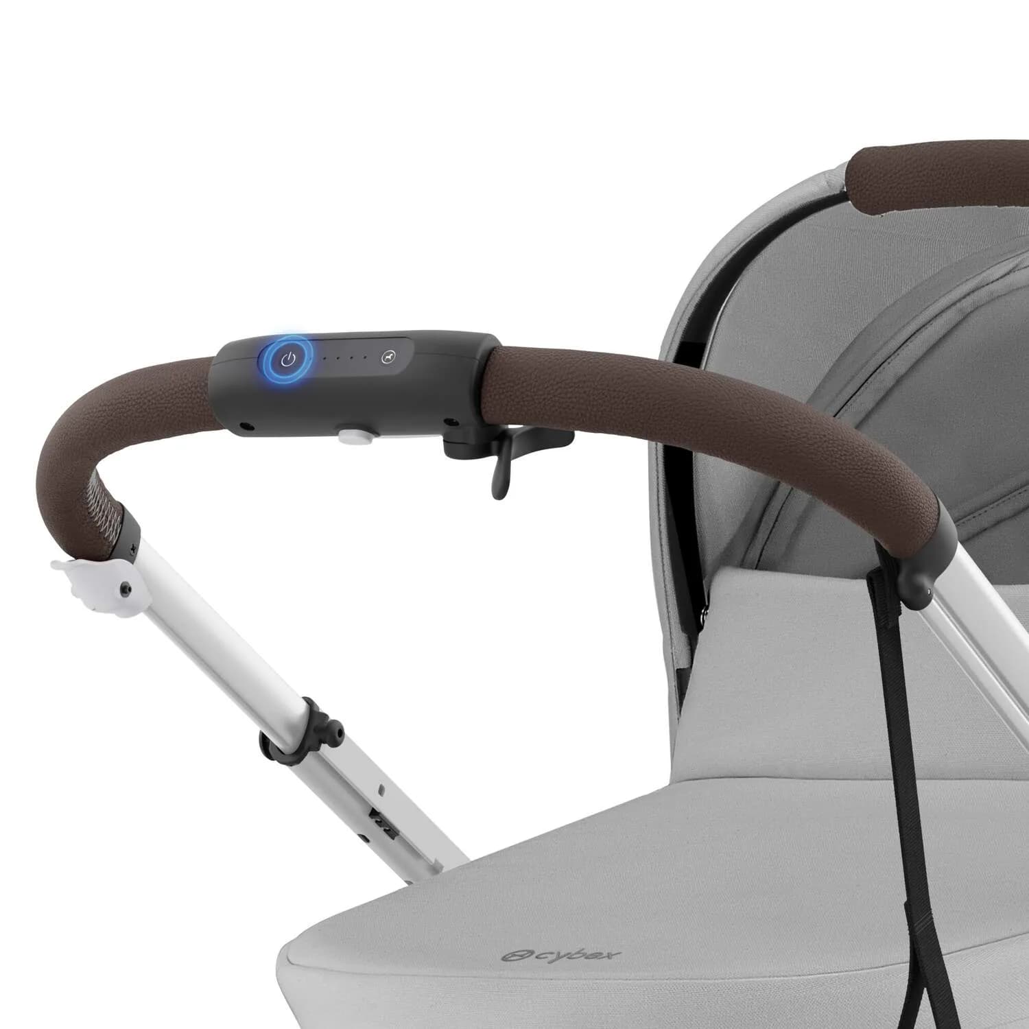 Коляска прогулянкова Cybex e-Gazelle S SLV 524000523 Stone Grey фото 2 Коляска прогулянкова Cybex e-Gazelle S SLV 524000523 Stone Grey фото 2