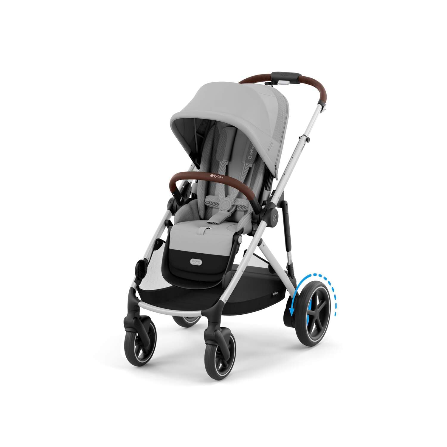 Коляска прогулянкова Cybex e-Gazelle S SLV 524000523 Stone Grey