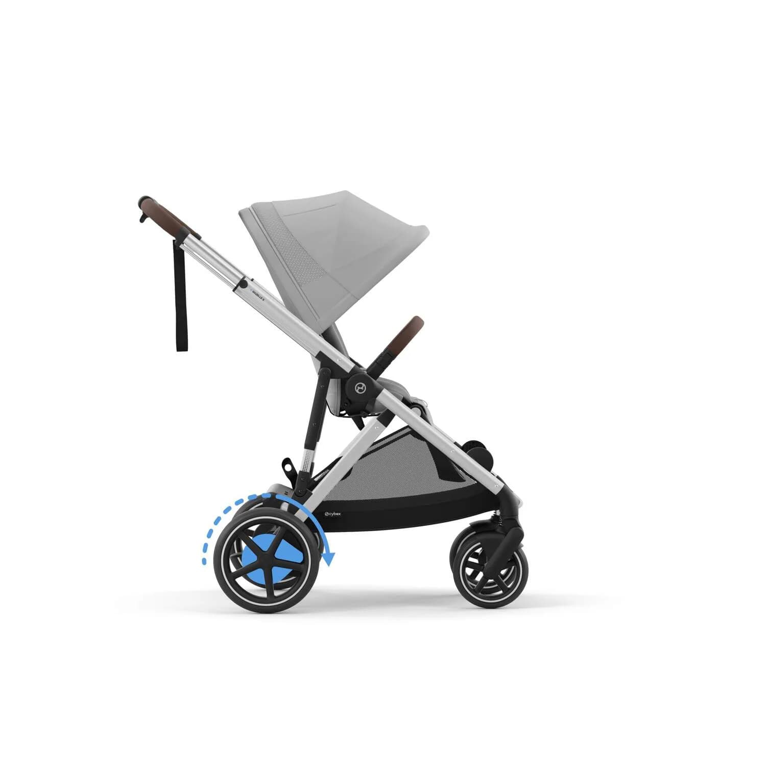 Коляска прогулянкова Cybex e-Gazelle S SLV 524000523 Stone Grey фото 4 Коляска прогулянкова Cybex e-Gazelle S SLV 524000523 Stone Grey фото 4
