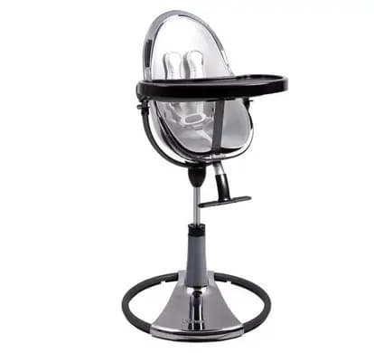 Стульчик для кормления Bloom Fresco Titanium + набор вкладышей Bloom Fresco lunar silver E10535-T-11-E10516-LSL