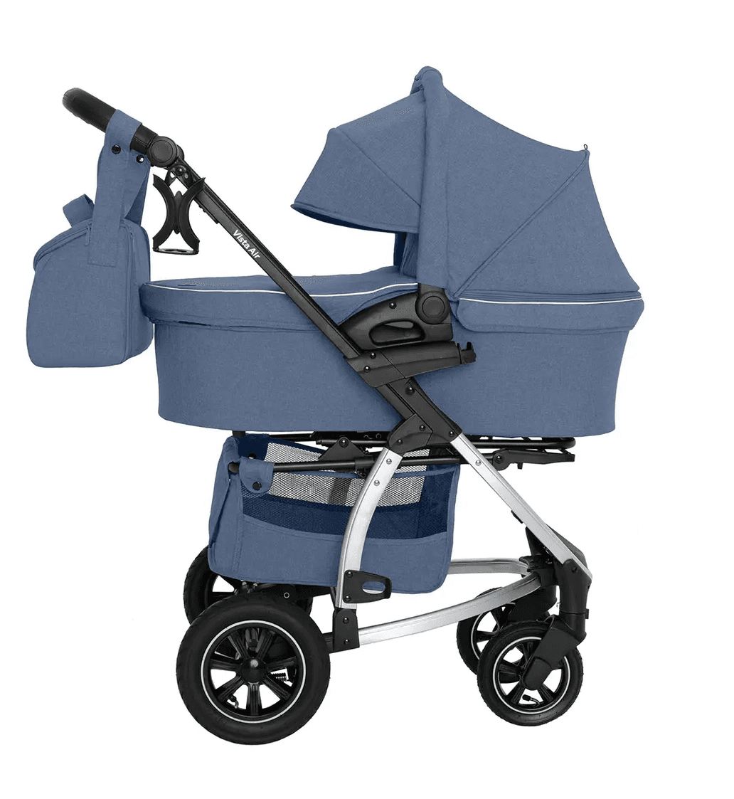 Коляска универсальная 2в1 CARRELLO Vista Denim Blue CRL-6506 Коляска универсальная 2в1 CARRELLO Vista Denim Blue CRL-6506