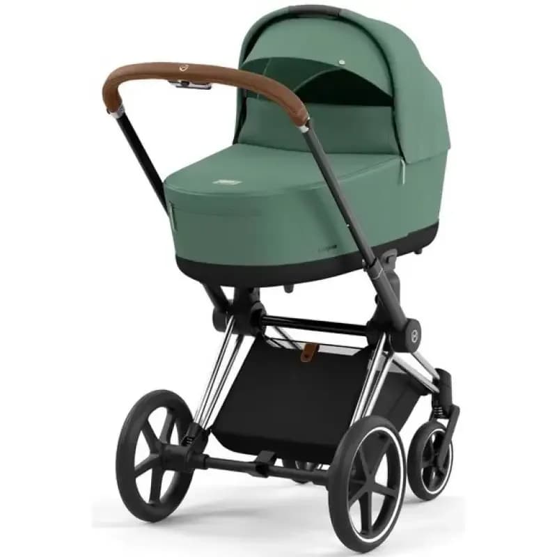 Коляска універсальна 2в1 Cybex Priam 4.0 Leaf Green/Chrome Brown 523000839/3 фото 2 Коляска універсальна 2в1 Cybex Priam 4.0 Leaf Green/Chrome Brown 523000839/3 фото 2