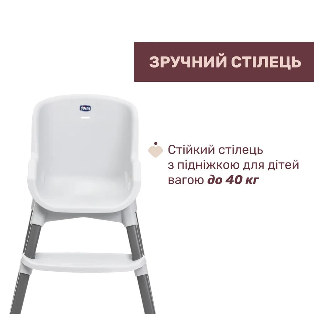 Стульчик для кормления 3в1 Chicco Polly Zest 87170.77 фото 2
