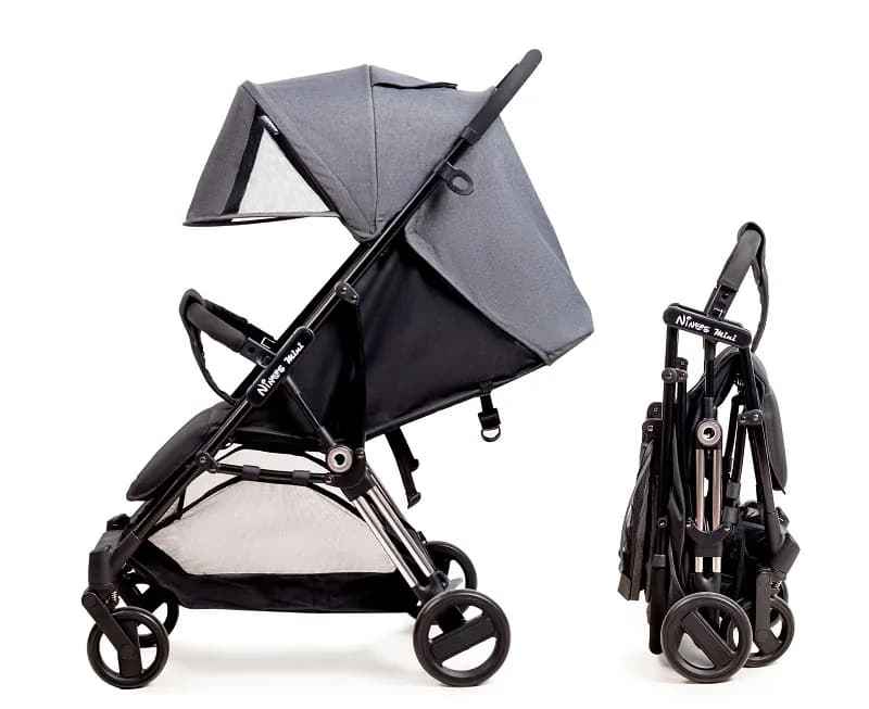 Коляска прогулянкова Ninos Mini 2 Dark Grey NM2020DG фото 4 Коляска прогулянкова Ninos Mini 2 Dark Grey NM2020DG фото 4