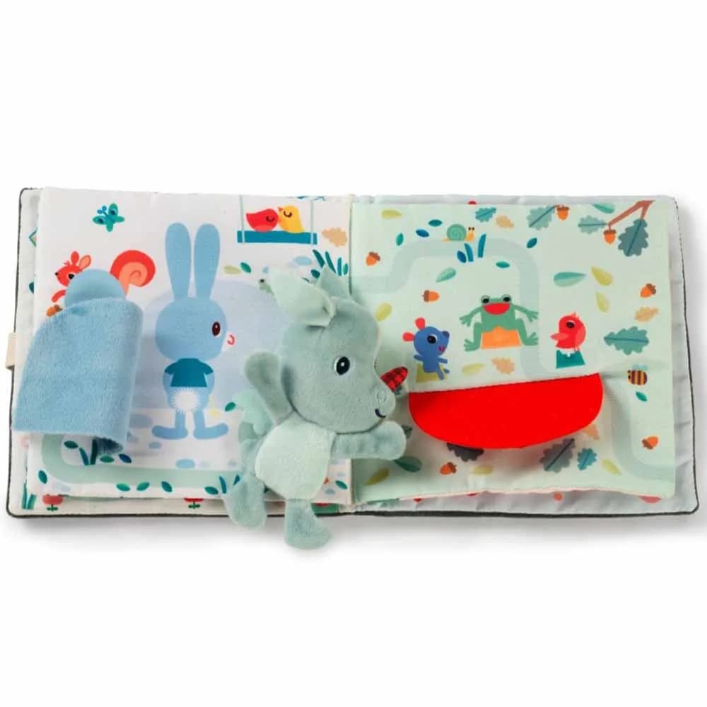 Развивающая мягкая книга Lilliputiens Тук-Тук 83024 фото 3