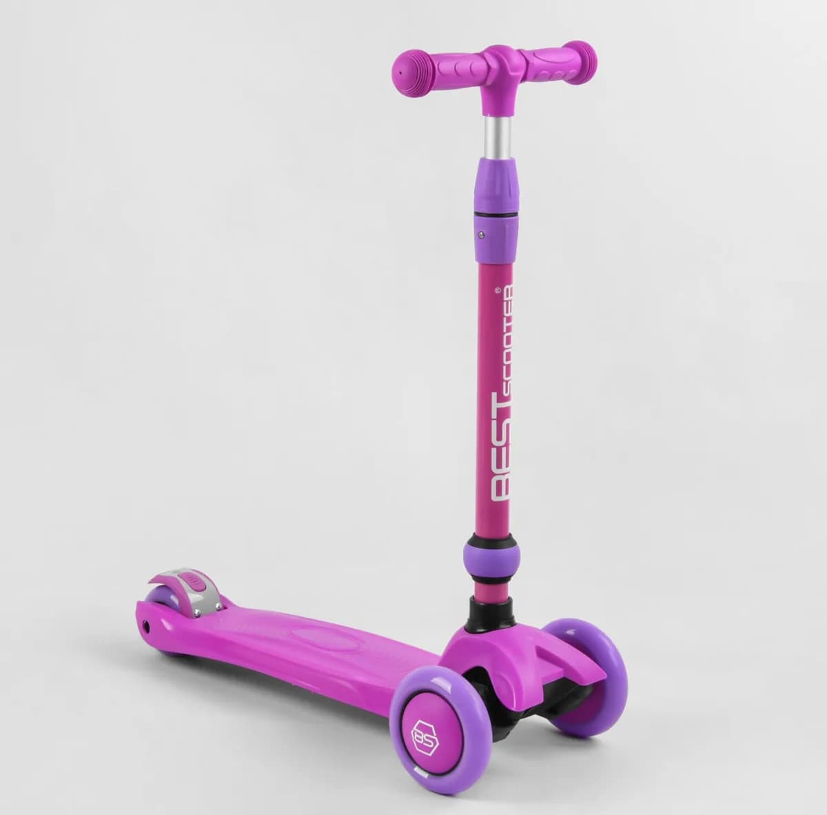 Самокат 3-х колесный Best Scooter с ручкой 3в1 BS-26566 фото 2 Самокат 3-х колесный Best Scooter с ручкой 3в1 BS-26566 фото 2