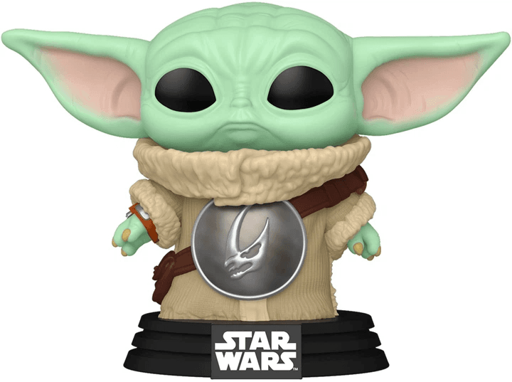 Игровая фигурка FUNKO POP! серии Мандалорец - Грогу с броней Брудорога 90447