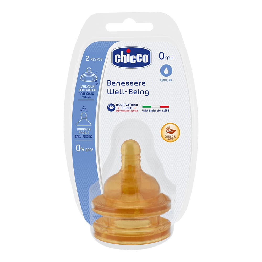 Соска Well-Being Chicco фізіологічна 0+ 2шт 20810.20 Соска Well-Being Chicco фізіологічна 0+ 2шт 20810.20