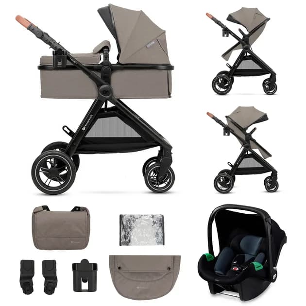 Коляска універсальна 3в1 Kinderkraft Esme KSESME00BEG3000 Sand Beige фото 2 Коляска універсальна 3в1 Kinderkraft Esme KSESME00BEG3000 Sand Beige фото 2