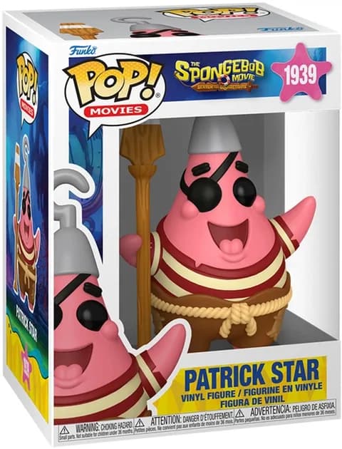 Ігрова фігурка FUNKO POP! серії Губка Боб - Пірат Патрік 83591 фото 2 Ігрова фігурка FUNKO POP! серії Губка Боб - Пірат Патрік 83591 фото 2