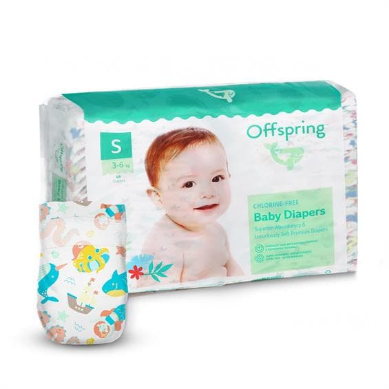 Подгузники Offspring S 48шт DP-OI-FAT-S48P-MSW Подгузники Offspring S 48шт DP-OI-FAT-S48P-MSW