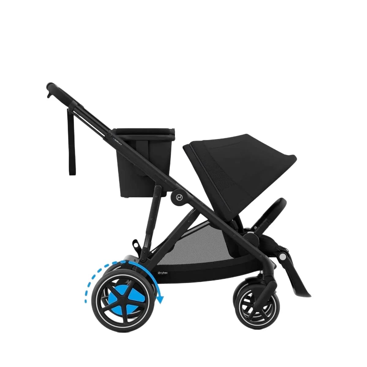 Коляска прогулочная Cybex eGazelle S BLK 524000517 Moon Black фото 4 Коляска прогулочная Cybex eGazelle S BLK 524000517 Moon Black фото 4