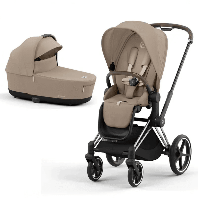 Коляска універсальна 2в1 Cybex Priam 4.0 Cozy Beige/Chrome Brown 523001271/3