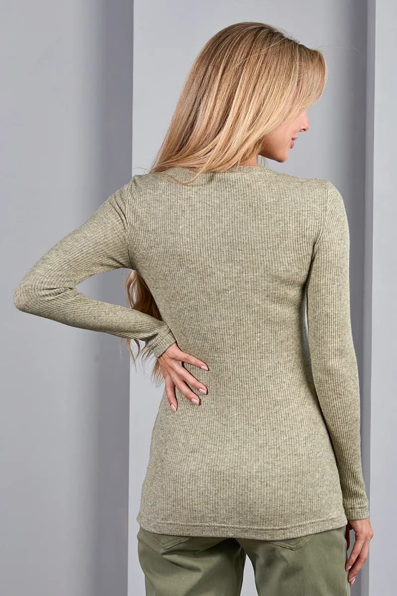 Джемпер для беременных и кормления S-XL Юла мама MELANIA BL-34.021 -зеленый фото 5 Джемпер для беременных и кормления S-XL Юла мама MELANIA BL-34.021 -зеленый фото 5