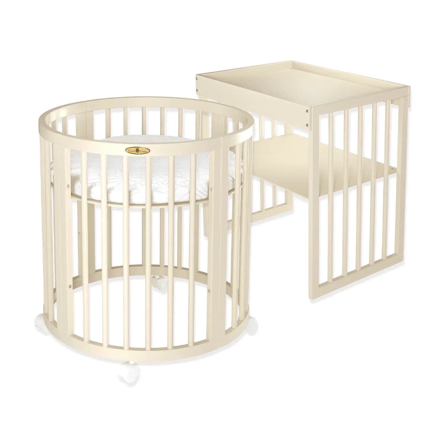 Кровать-трансформер Royal Sleep Twinki 9в1 2623 cлоновая кость фото 2 Кровать-трансформер Royal Sleep Twinki 9в1 2623 cлоновая кость фото 2