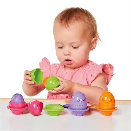 Сортер TOMY Toomies Яйця у ложках E73082 фото 4 Сортер TOMY Toomies Яйця у ложках E73082 фото 4