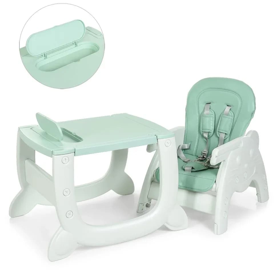 Стульчик для кормления Bambi M 3612-5 Green фото 3 Стульчик для кормления Bambi M 3612-5 Green фото 3