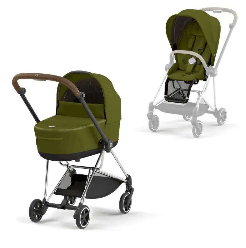 Коляска універсальна 2в1 Cybex Mios 4.0 Khaki Green/Chrome Brown 522000818/3 Коляска універсальна 2в1 Cybex Mios 4.0 Khaki Green/Chrome Brown 522000818/3