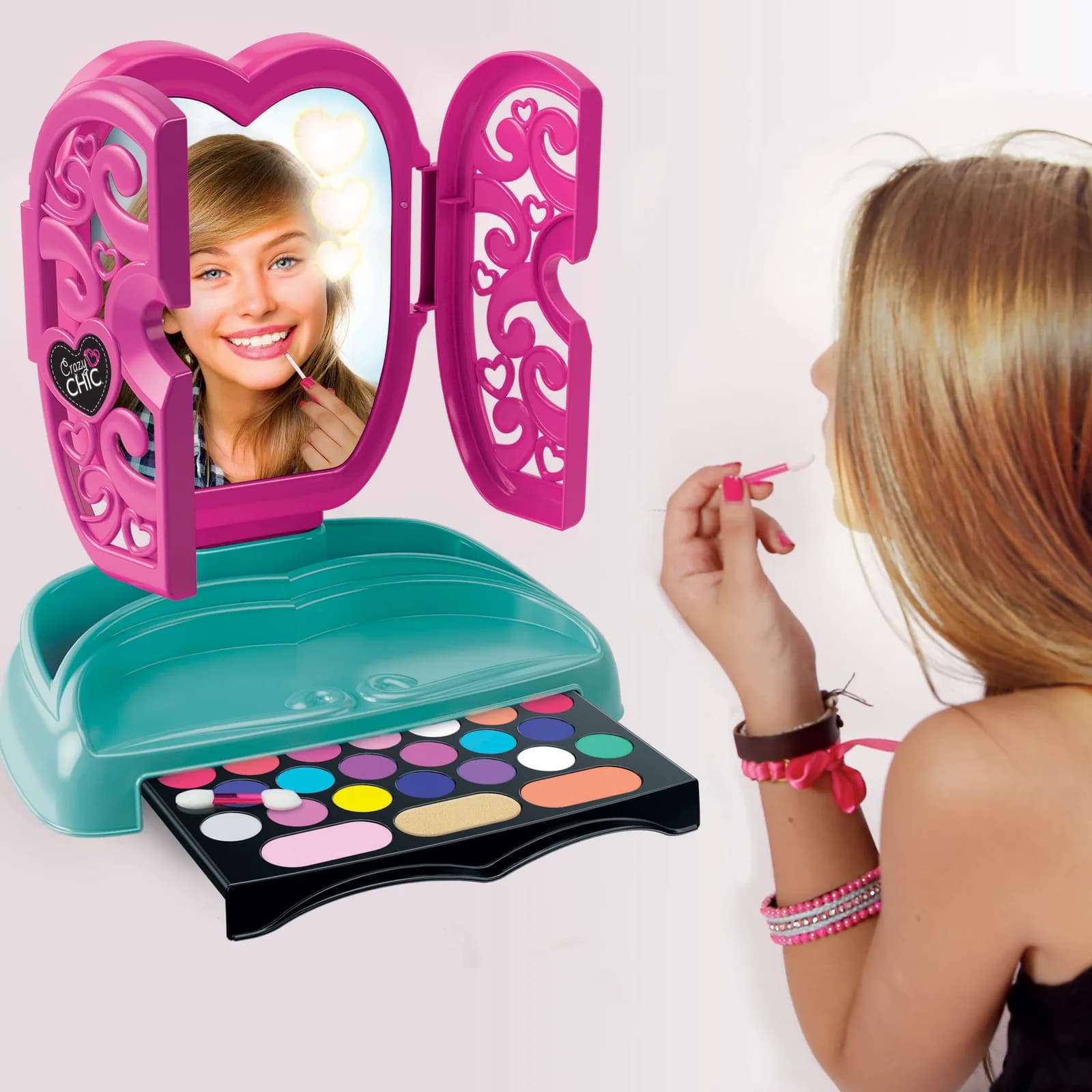 Набір дитячої косметики для макіяжу Clementoni The Make-Up Mirror 18541 фото 3