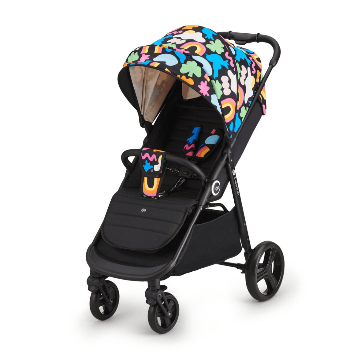 Коляска прогулянкова Kinderkraft Grande Plus KSGRAN00HAP0000 Happy Shapes
