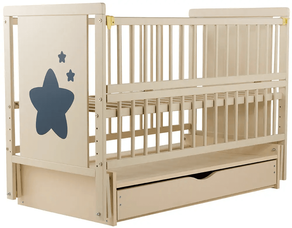 Ліжко дитяче Babyroom Зiрочка Z-03 624471 Ліжко дитяче Babyroom Зiрочка Z-03 624471