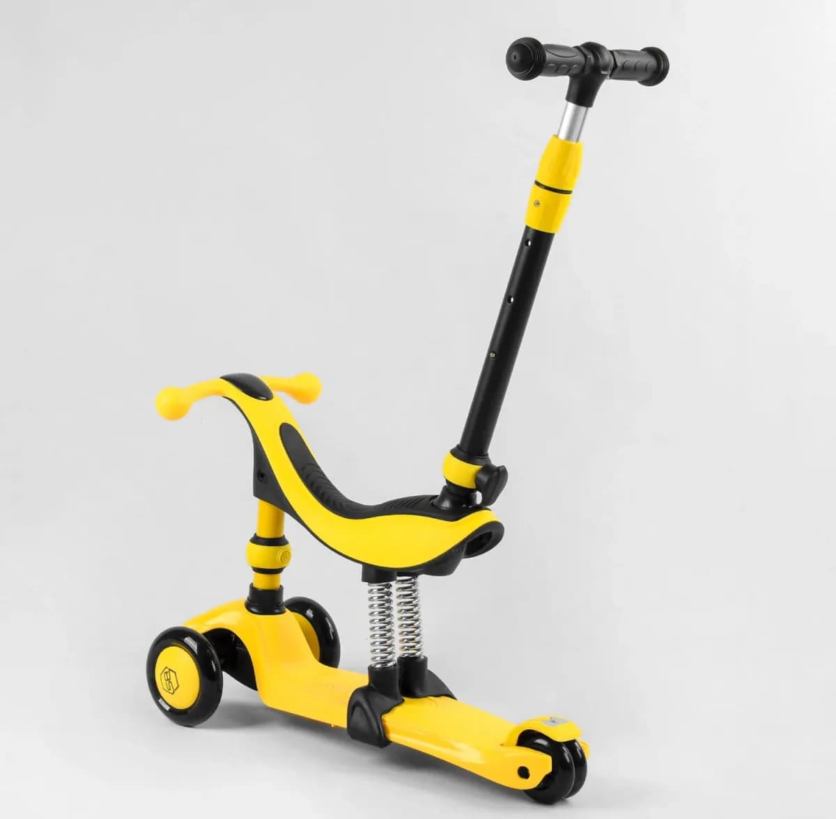 Самокат 3-х колесный Best Scooter с ручкой 3в1 BS-38804 фото 4 Самокат 3-х колесный Best Scooter с ручкой 3в1 BS-38804 фото 4
