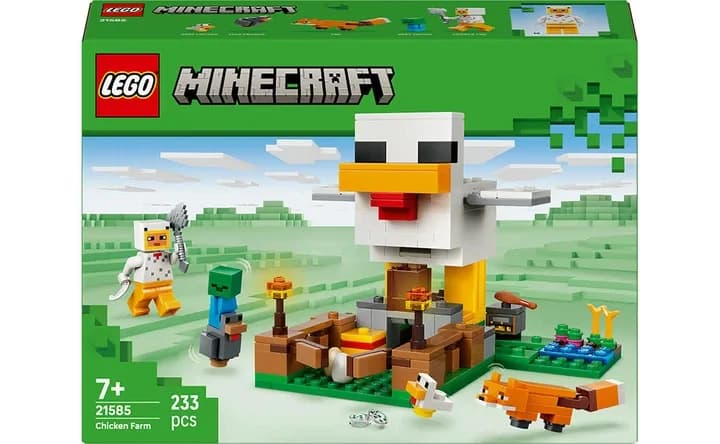 Конструктор Lego Minecraft Куриная ферма 233дет 21585 фото 2 Конструктор Lego Minecraft Куриная ферма 233дет 21585 фото 2