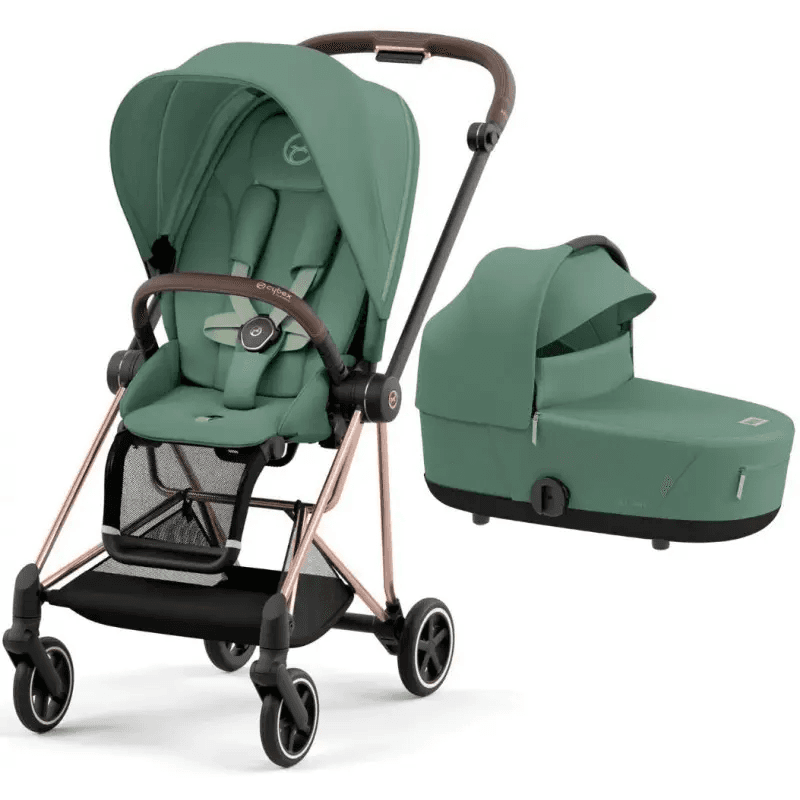 Коляска універсальна 2в1 Cybex Mios 4.0 Leaf Green/Rosegold 523000953/4 Коляска універсальна 2в1 Cybex Mios 4.0 Leaf Green/Rosegold 523000953/4