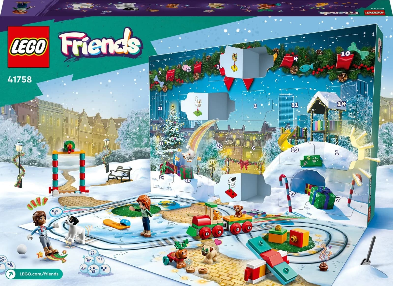 Конструктор Lego Friends Advent Calendar 2023 231дет 41758 фото 3