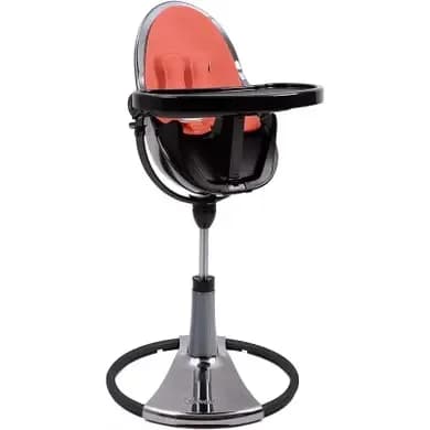 Стульчик для кормления Bloom Fresco Titanium + набор вкладышей Bloom Fresco persimmon red E10535-T-11-E10516-PRL фото 3