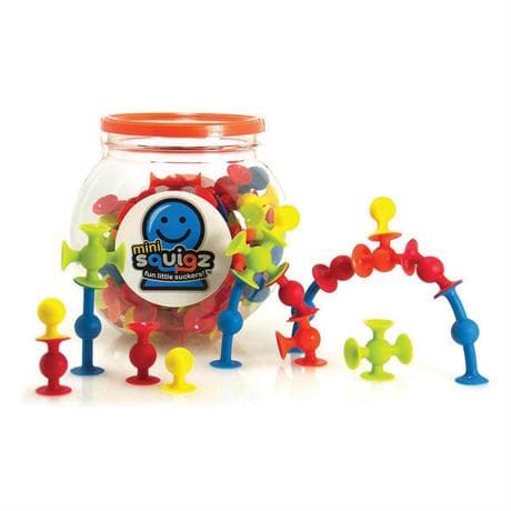 Конструктор из присосок Fat Brain Toys Mini Squigz 75дет F107ML Конструктор из присосок Fat Brain Toys Mini Squigz 75дет F107ML