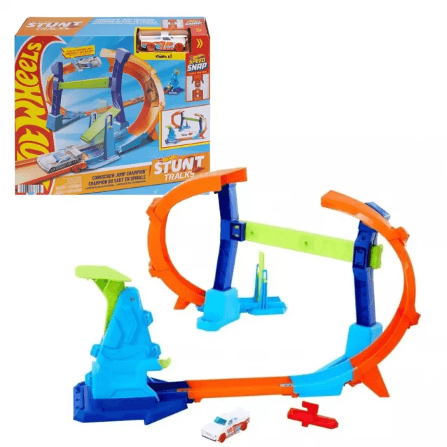 Набір ігровий Hot Wheels Чемпіон неймовірних стрибків JLM91