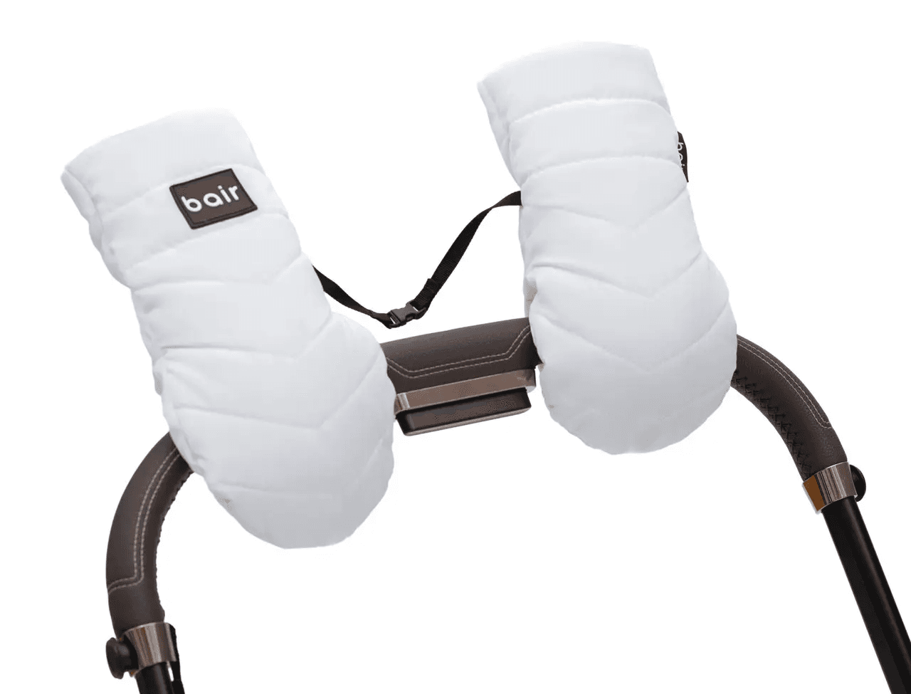 Рукавиці на коляску Bair Cozy Mitts white swan 681776