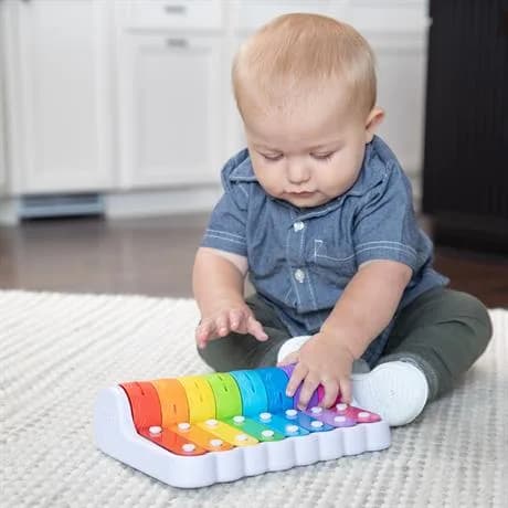 Ксилофон і дзвіночки Fat Brain Toys Rock N' Roller Piano F281ML фото 5 Ксилофон і дзвіночки Fat Brain Toys Rock N' Roller Piano F281ML фото 5