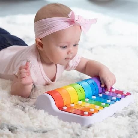 Ксилофон і дзвіночки Fat Brain Toys Rock N' Roller Piano F281ML фото 4 Ксилофон і дзвіночки Fat Brain Toys Rock N' Roller Piano F281ML фото 4