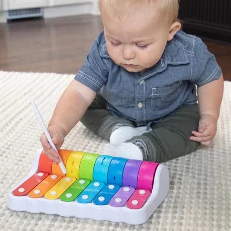 Ксилофон і дзвіночки Fat Brain Toys Rock N' Roller Piano F281ML фото 6 Ксилофон і дзвіночки Fat Brain Toys Rock N' Roller Piano F281ML фото 6