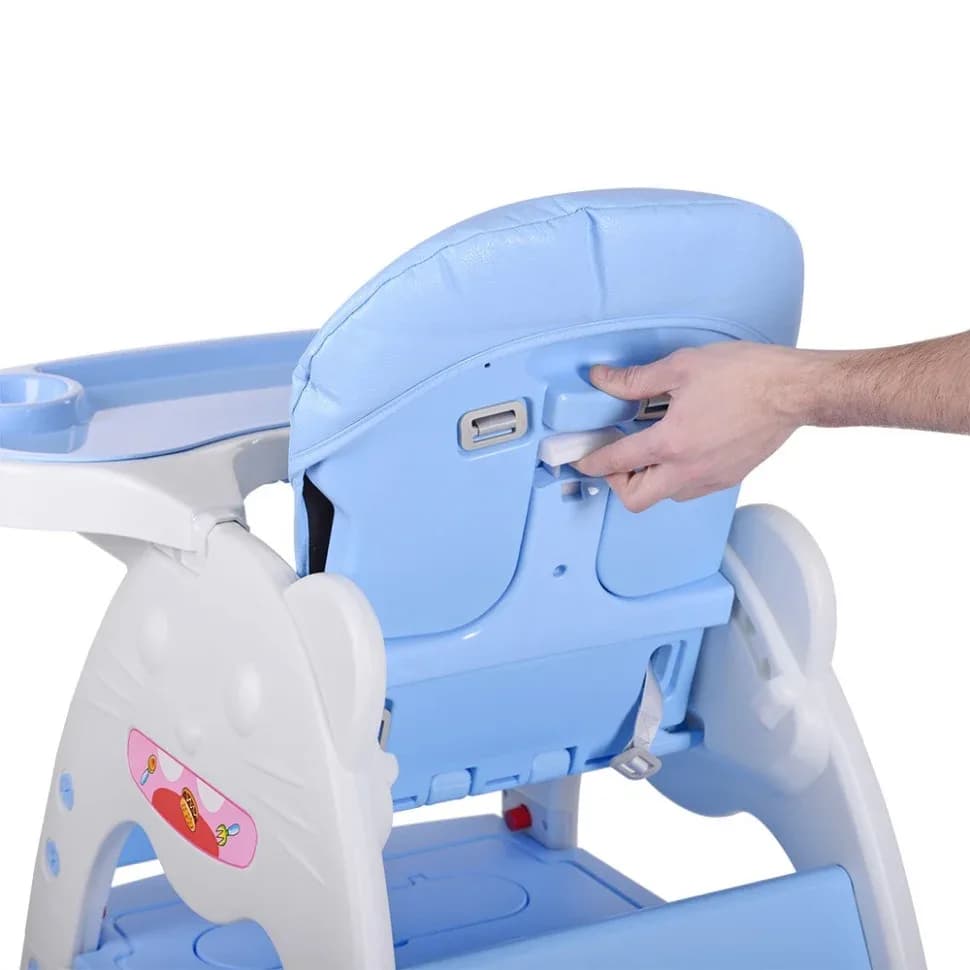 Стільчик для годування Bambi M 3612-12 Blue фото 3 Стільчик для годування Bambi M 3612-12 Blue фото 3