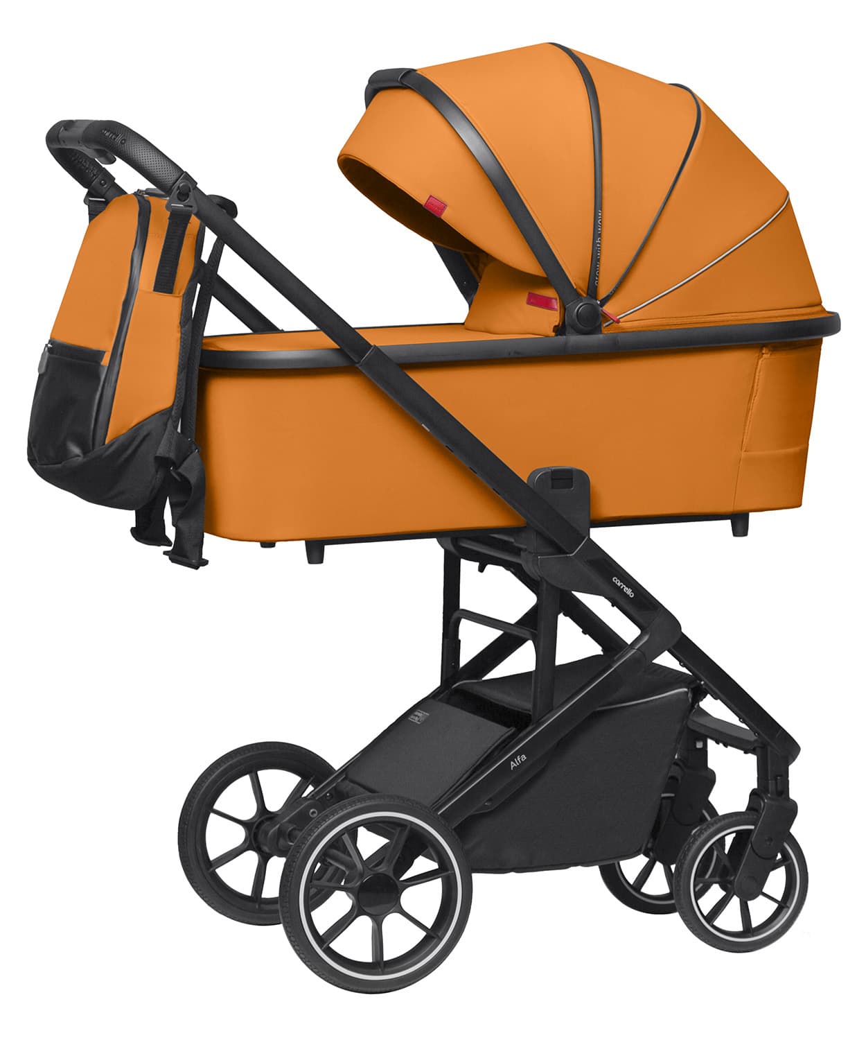 Коляска универсальная 2в1 CARRELLO Alfa+ Sunrise Orange CRL-6507 Коляска универсальная 2в1 CARRELLO Alfa+ Sunrise Orange CRL-6507