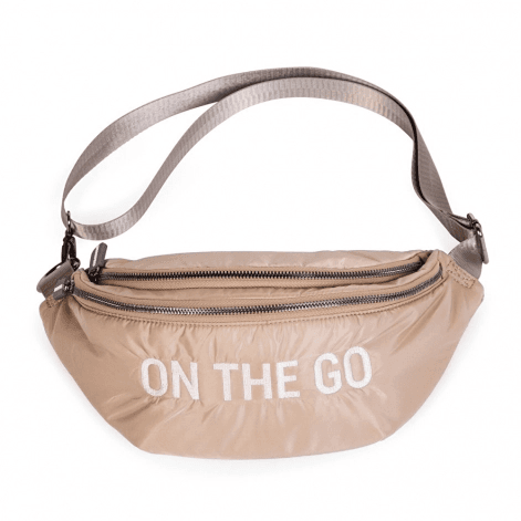 Сумка через плечо Childhome Banana bag puffered beige CWBANAPBE