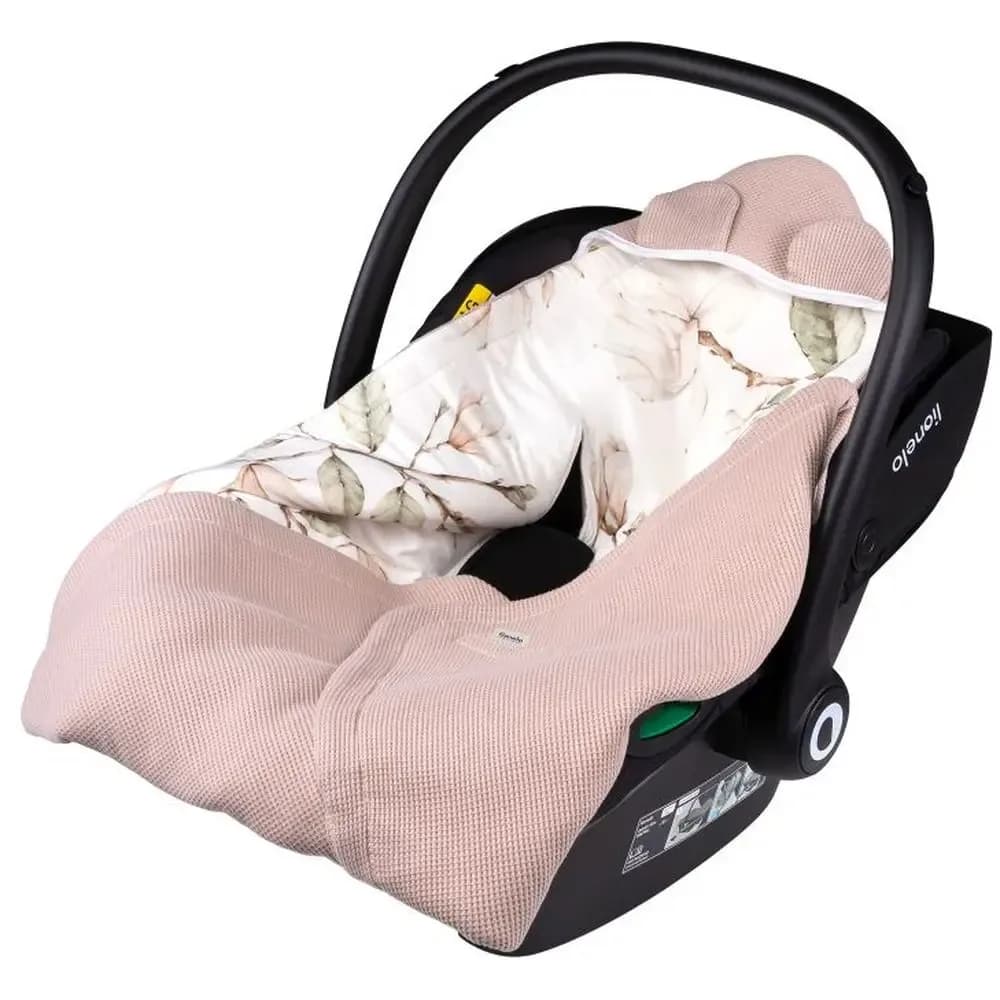 Ковдра Lionelo Travel Swaddle Blanket beige magnolia LO-TRAVEL SWADDLE BLANKET BEIGE MAGNOLIA фото 2 Ковдра Lionelo Travel Swaddle Blanket beige magnolia LO-TRAVEL SWADDLE BLANKET BEIGE MAGNOLIA фото 2