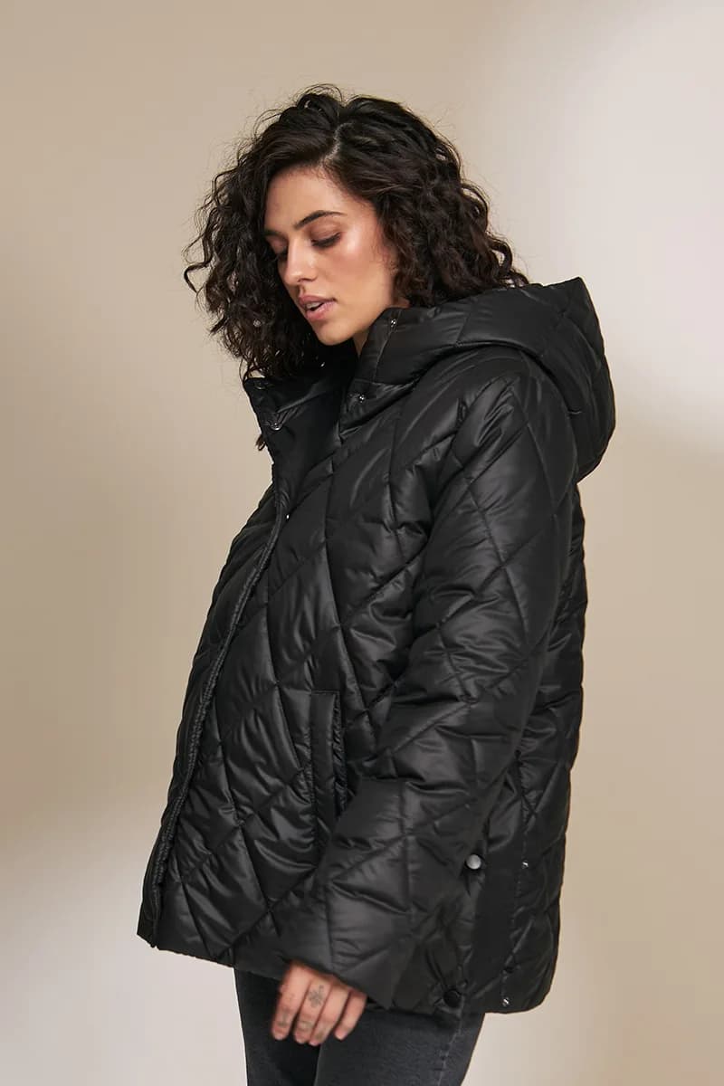 Куртка для вагітних S-XL Юла мама NOA OW-33.011 -чорний фото 4 Куртка для вагітних S-XL Юла мама NOA OW-33.011 -чорний фото 4